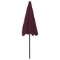 Ombrellone da Spiaggia Bordeaux 200x125 cm Ombrellone da Spiaggia Bordeaux 200x125 cm