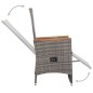Set Mobili da Pranzo per Giardino 5 pz Grigio Set Mobili da Pranzo per Giardino 5 pz Grigio