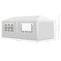 Tenda per Feste 3x6 m Bianca Tenda per Feste 3x6 m Bianca