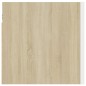 Armadietti a Parete per TV 2 pz Bianco e Rovere 30,5x30x30 cm