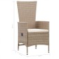 Set Mobili da Pranzo per Giardino 5 pz Beige Set Mobili da Pranzo per Giardino 5 pz Beige