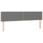 vidaXL Testiere 2 pz Grigio Scuro 100x5x78/88 cm in Tessuto vidaXL Testiere 2 pz Grigio Scuro 100x5x78/88 cm in Tessuto