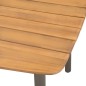 Set Mobili da Pranzo da Giardino 5 pz in Polyrattan Antracite Set Mobili da Pranzo da Giardino 5 pz in Polyrattan Antracite