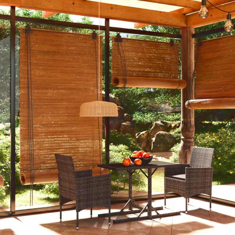 Set Mobili da Pranzo per Giardino 3 pz Grigio Set Mobili da Pranzo per Giardino 3 pz Grigio