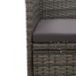 Set Mobili da Pranzo per Giardino 3 pz Grigio Set Mobili da Pranzo per Giardino 3 pz Grigio
