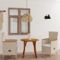 Set Mobili da Pranzo per Giardino 3 pz Beige Set Mobili da Pranzo per Giardino 3 pz Beige