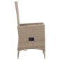 Set Mobili da Pranzo per Giardino 3 pz Beige Set Mobili da Pranzo per Giardino 3 pz Beige