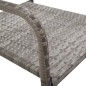 Set Mobili da Pranzo da Giardino 5 pz in Polyrattan Antracite Set Mobili da Pranzo da Giardino 5 pz in Polyrattan Antracite