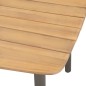 Set Mobili da Pranzo da Giardino 5 pz in Polyrattan Antracite Set Mobili da Pranzo da Giardino 5 pz in Polyrattan Antracite