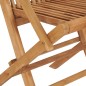 Sedie da Giardino con Cuscini Beige 8 pz in Massello di Teak Sedie da Giardino con Cuscini Beige 8 pz in Massello di Teak