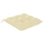 vidaXL Sedie Giardino con Cuscini Bianco Crema 8pz Legno Massello Teak vidaXL Sedie Giardino con Cuscini Bianco Crema 8pz Legno Massello Teak