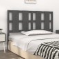 Testiera per Letto Grigia 145,5x4x100 cm Legno Massello di Pino Testiera per Letto Grigia 145,5x4x100 cm Legno Massello di Pino
