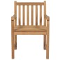 Sedie da Giardino 6 pz e Cuscini Grigio Talpa Massello di Teak Sedie da Giardino 6 pz e Cuscini Grigio Talpa Massello di Teak