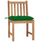 vidaXL Sedie da Giardino 6 pz con Cuscini in Legno Massello di Teak vidaXL Sedie da Giardino 6 pz con Cuscini in Legno Massello di Teak