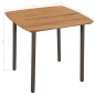 Set Mobili da Pranzo Giardino 5 pz in Polyrattan Grigio