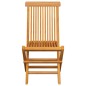 Sedie da Giardino e Cuscini Grigio Talpa 8 pz Massello di Teak Sedie da Giardino e Cuscini Grigio Talpa 8 pz Massello di Teak