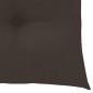 Sedie da Giardino e Cuscini Grigio Talpa 8 pz Massello di Teak Sedie da Giardino e Cuscini Grigio Talpa 8 pz Massello di Teak