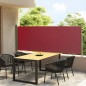 Tenda Laterale Retrattile per Patio 117x300 cm Rossa Tenda Laterale Retrattile per Patio 117x300 cm Rossa