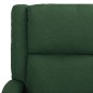 Poltrona Alzapersona Massaggiante Verde Scuro Tessuto