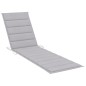 Lettini Prendisole 2 pz con Tavolo e Cuscino Grigio in Teak Lettini Prendisole 2 pz con Tavolo e Cuscino Grigio in Teak