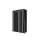 Armadio Guardaroba Pieghevole Nero 110 x 45 x 175 cm Armadio Guardaroba Pieghevole Nero 110 x 45 x 175 cm