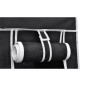 Armadio Guardaroba Pieghevole Nero 110 x 45 x 175 cm Armadio Guardaroba Pieghevole Nero 110 x 45 x 175 cm