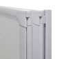 Doccia da bagno a parete 117 x 120 cm 3 Pannelli pieghevoli Doccia da bagno a parete 117 x 120 cm 3 Pannelli pieghevoli