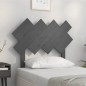 Testiera per Letto Grigia 92x3x81 cm in Legno Massello di Pino Testiera per Letto Grigia 92x3x81 cm in Legno Massello di Pino