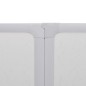 7 Pannelli pieghevoli con porta-asciugamano 140 x 168 cm doccia bagno 7 Pannelli pieghevoli con porta-asciugamano 140 x 168 cm doccia bagno
