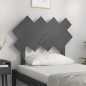 Testiera per Letto Grigia 92x3x81 cm in Legno Massello di Pino Testiera per Letto Grigia 92x3x81 cm in Legno Massello di Pino