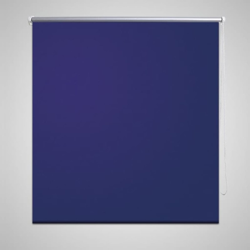 Tenda a rullo oscurante buio totale 100 x 230 cm blu marino Tenda a rullo oscurante buio totale 100 x 230 cm blu marino