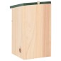 vidaXL Casette per Uccelli 4 pz in Legno 12x12x22 cm 