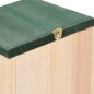 vidaXL Casette per Uccelli 4 pz in Legno 12x12x22 cm 