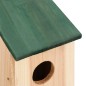 vidaXL Casette per Uccelli 4 pz in Legno 12x12x22 cm 