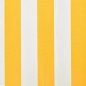 vidaXL Tenda Parasole Tela Giallo e Bianco 6x3m (Telaio non Incluso) vidaXL Tenda Parasole Tela Giallo e Bianco 6x3m (Telaio non Incluso)
