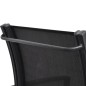 Panchina da Giardino a 2 Posti 131 cm Acciaio e Textilene Nera Panchina da Giardino a 2 Posti 131 cm Acciaio e Textilene Nera
