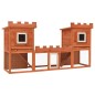 Conigliera all'Aperto Grande Gabbia Animali Piccoli 2 Casette Conigliera all'Aperto Grande Gabbia Animali Piccoli 2 Casette