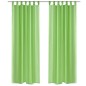Tende Trasparenti 2 pz Verde Mela 140 x 245 cm Tende Trasparenti 2 pz Verde Mela 140 x 245 cm