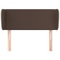 Testiera ad Orecchio Marrone 93x23x78/88 cm in Similpelle Testiera ad Orecchio Marrone 93x23x78/88 cm in Similpelle