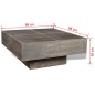 Tavolino Marrone Scuro Quadrato in Legno Massello di Mango Tavolino Marrone Scuro Quadrato in Legno Massello di Mango