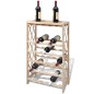 Bottigliera per 25 Bottiglie di Vino in Legno Massello di Abete Bottigliera per 25 Bottiglie di Vino in Legno Massello di Abete
