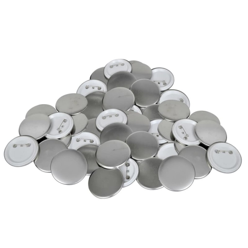 500 pz Parti Bottoni a Spilla 25 mm 500 pz Parti Bottoni a Spilla 25 mm