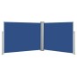 Tenda da Sole Laterale Retrattile Blu 140x1000 cm