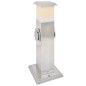 Presa Elettrica da Giardino a Pilastro Acciaio Inossidabile con Luce Presa Elettrica da Giardino a Pilastro Acciaio Inossidabile con Luce