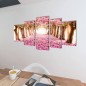 5 pz Set Stampa su Tela da Muro Fiori di Ciliegio 100 x 50 cm 5 pz Set Stampa su Tela da Muro Fiori di Ciliegio 100 x 50 cm