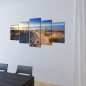 5 pz Set Stampa su Tela da Muro Spiaggia di Sabbia 200 x 100 cm 5 pz Set Stampa su Tela da Muro Spiaggia di Sabbia 200 x 100 cm