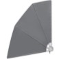 Tenda Laterale per Balcone Pieghevole Grigio 210x210 cm Tenda Laterale per Balcone Pieghevole Grigio 210x210 cm