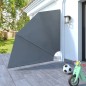 Tenda Laterale per Balcone Pieghevole Grigio 210x210 cm Tenda Laterale per Balcone Pieghevole Grigio 210x210 cm