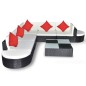 Set Divani da Giardino 8 pz con Cuscini in Polyrattan Nero Set Divani da Giardino 8 pz con Cuscini in Polyrattan Nero