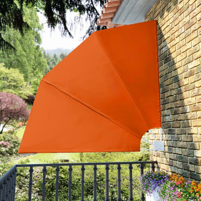 Tenda Laterale per Balcone Pieghevole Terracotta 210x210 cm Tenda Laterale per Balcone Pieghevole Terracotta 210x210 cm